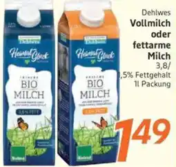 inkoop Dehlwes Vollmilch oder fettarme Milch Angebot