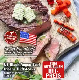 HIT US Black Angus Beef frische Hüftsteaks Angebot