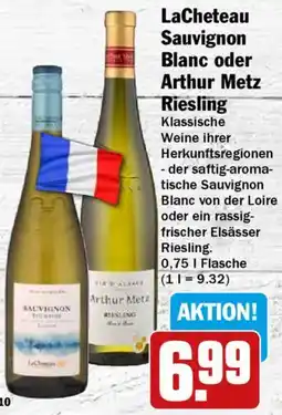 HIT LaCheteau Sauvignon Blanc oder Arthur Metz Riesling Angebot