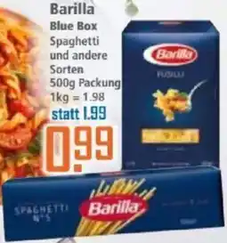 Klaas und Kock Barilla Blue Box Spaghetti Angebot