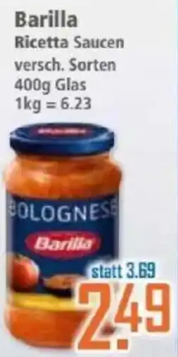 Klaas und Kock Barilla Ricetta Saucen Angebot