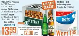 Klaas und Kock VELTINS Pilsener oder Helles Pülleken Angebot