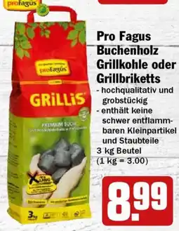HIT Pro Fagus Buchenholz Grillkohle oder Grillbriketts Angebot