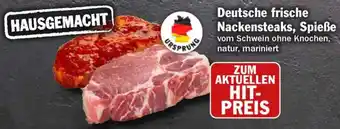 HIT Deutsche frische Nackensteaks, Spieße Angebot