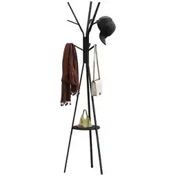 Netto Marken-Discount HOMCOM Garderobenständer Eisen, MDF Angebot