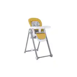Netto Marken-Discount Lorelli Kinderhochstuhl PARTY Rollen Höhe Lehne Fußstütze Tisch sind einstellbar gelb Angebot