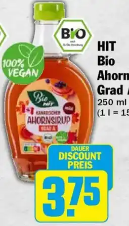 HIT HIT Bio Ahornsirup Grad A Angebot
