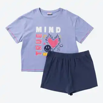 NKD Teener-Mädchen-Shorty mit Aufdruck, 2-teilig Angebot