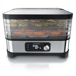 Netto Marken-Discount Arendo Dörrautomat, 5 Etagen, BPA frei, Edelstahl, Timer 24h Angebot