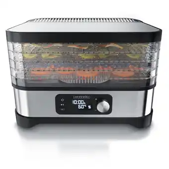 Netto Marken-Discount Arendo Dörrautomat, 5 Etagen, BPA frei, Edelstahl, Timer 24h Angebot