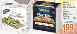 Klaas und Kock Wasa Selection Chia & Meersalz oder Protein Angebot