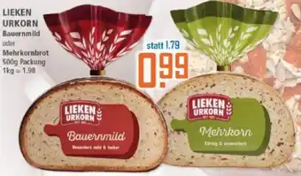 Klaas und Kock LIEKEN URKORN Bauernmild oder Mehrkornbrot Angebot