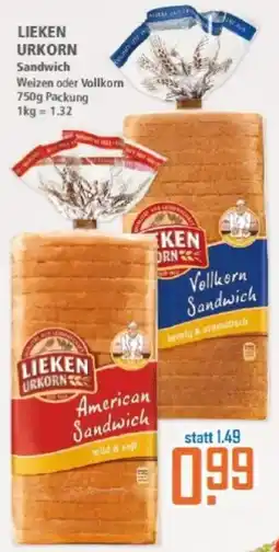 Klaas und Kock LIEKEN URKORN Sandwich Angebot