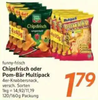 inkoop funny-frisch Chipsfrisch oder Pom-Bär Multipack Angebot