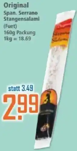 Klaas und Kock Original Span. Serrano Stangensalami Angebot