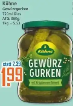 Klaas und Kock Kühne Gewürzgurken Angebot