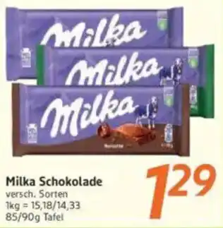 inkoop Milka Schokolade Angebot