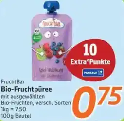 inkoop FruchtBar Bio-Fruchtpüree Angebot