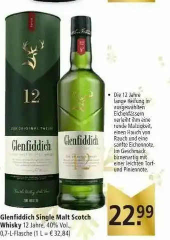 Marktkauf Glenfiddich Single Malt Scotch Whisky Angebot