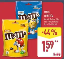 Aldi Nord MARS m&m’s Angebot