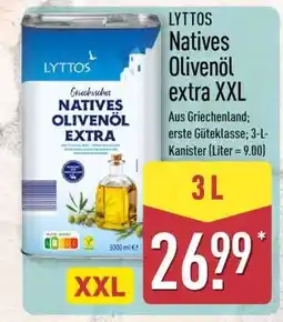 Aldi Nord LYTTOS Natives Olivenöl extra XXL Angebot