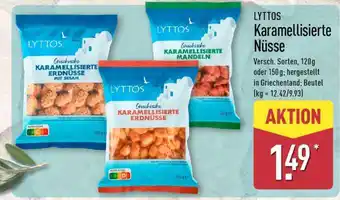 Aldi Nord LYTTOS Karamellisierte Nüsse Angebot
