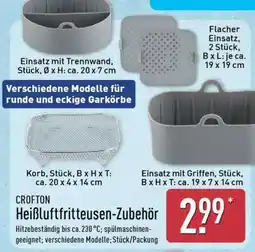 Aldi Nord CROFTON Heißluftfritteusen-Zubehör Angebot