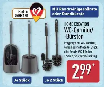 Aldi Nord HOME CREATION WC-Garnitur/-Bürsten Angebot
