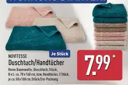 Aldi Nord NOVITESSE Duschtuch/Handtücher Angebot