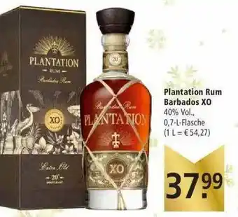 Marktkauf Plantation Rum Barbados XO Angebot