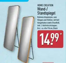 Aldi Nord HOME CREATION Wand-/Standspiegel Angebot