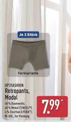 Aldi Nord Retropants, Modal Angebot