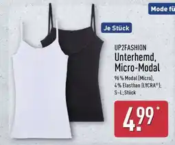 Aldi Nord UP2FASHION Unterhemd, Micro-Modal Angebot