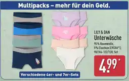 Aldi Nord LILY & DAN Unterwäsche Angebot