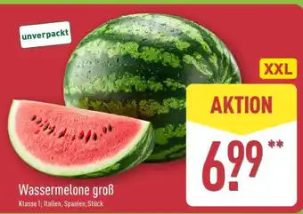 Aldi Nord Wassermelone groß Angebot