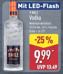 Aldi Nord 9 MILE Vodka Angebot