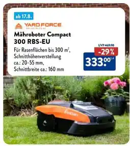 Aldi Nord Mähroboter Compact 300 RBS-EU Angebot