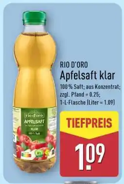 Aldi Nord RIO D'ORO Apfelsaft klar Angebot