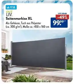 Aldi Nord Seitenmarkise XL Angebot