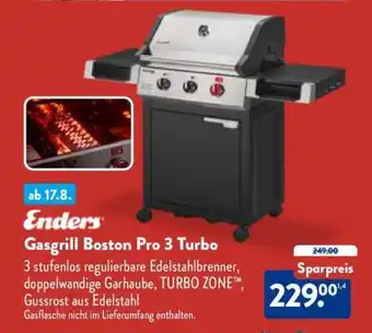 Aldi Nord Gasgrill Boston Pro 3 Turbo Angebot