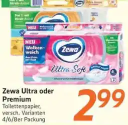 inkoop Zewa Ultra oder Premium Toilettenpapier Angebot