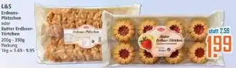 Klaas und Kock L&S Erdnuss Plätzchen oder Butter Erdbeer Törtchen Angebot