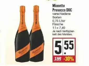 Edeka Mionetto Prosecco DOC Angebot