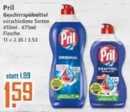 Klaas und Kock Pril Geschirrspülmittel Angebot