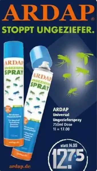 Klaas und Kock ARDAP Universal Ungezieferspray Angebot