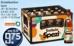 Klaas und Kock Krombacher Spezi Angebot