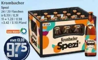 Klaas und Kock Krombacher Spezi Angebot