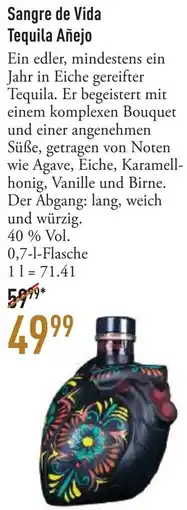 Galeria Markthalle Sangre de Vida Tequila Añejo Angebot