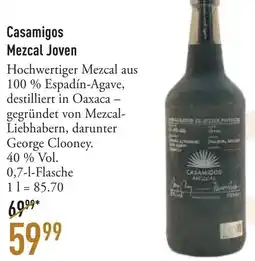 Galeria Markthalle Casamigos Mezcal Joven Angebot