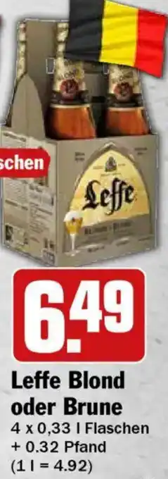 HIT Leffe Blond oder Brune Angebot